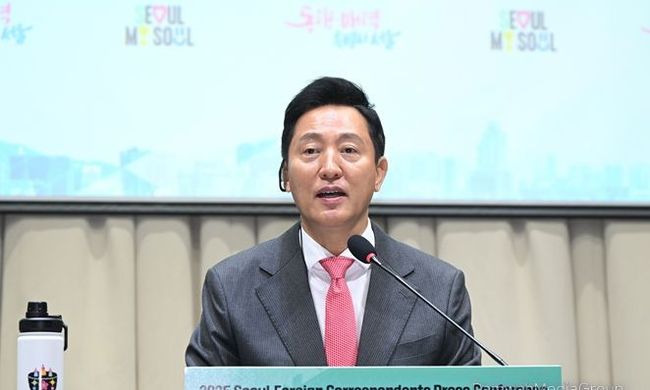 오세훈 서울시장, ‘신년 외신기자 간담회’ 참석