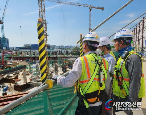 오산시, 2023년 여름철 태풍대비 타워크레인 점검