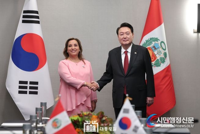 11월 16일 윤석열 대통령은 디나 볼루아르테 페루 대통령과 한-페루 정상회담을 가졌다.