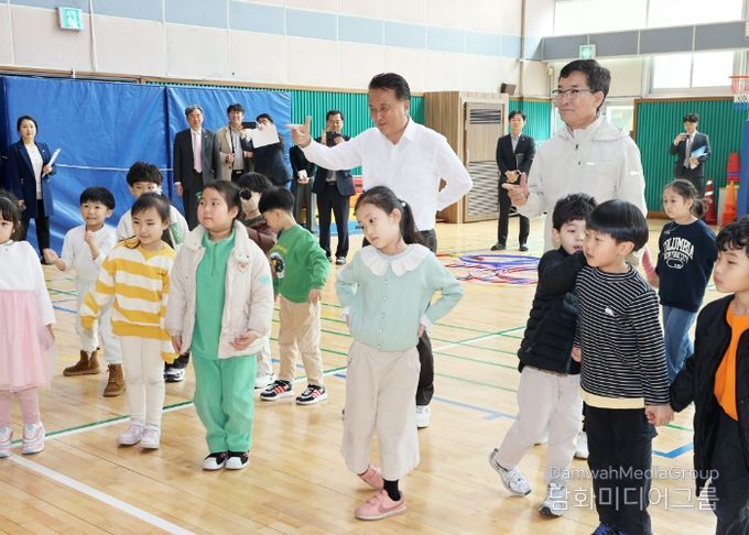 윤건영 충북교육감-김영환 충북도지사,‘늘봄학교’현장 방문