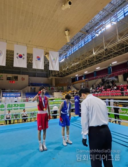충북체고 복싱부 1학년 이현민 대한복싱협회장배 전국종별복싱대회 금메달