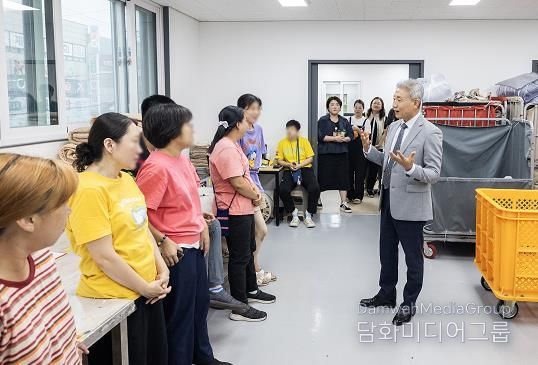 윤환 계양구청장, 추석맞이 사회복지시설 위문