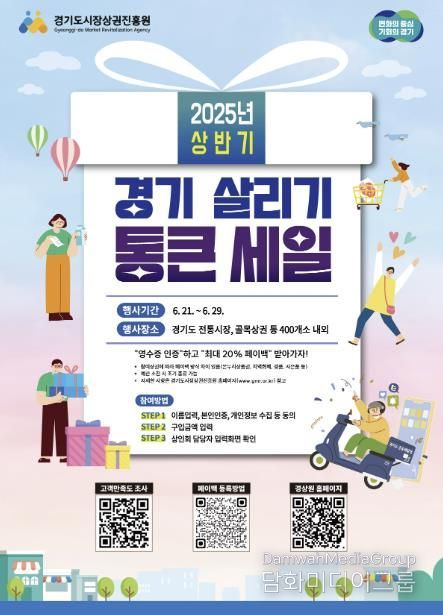 가평군, 6월 21일부터 11개 상권에서 최대 20% 환급 행사