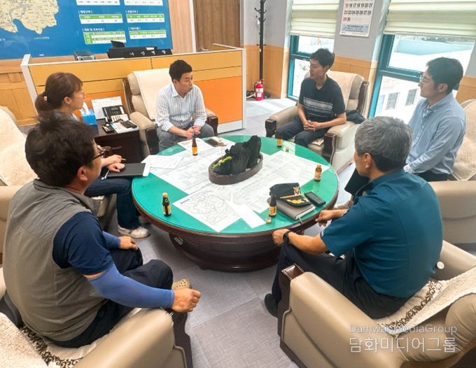나산면, 장마철 대비 나산강변 나들이공원 안전대책 회의
