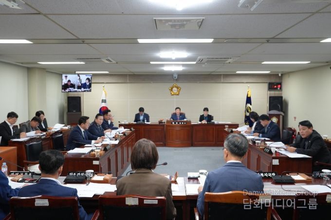 음성군의회, 10월 정례의원간담회