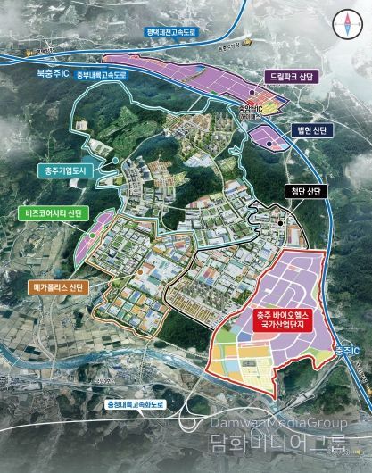 충주 바이오헬스 국가산단 위치도