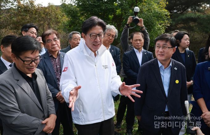 금정산국립공원 예정지 현장방문(금정산 남문습지)