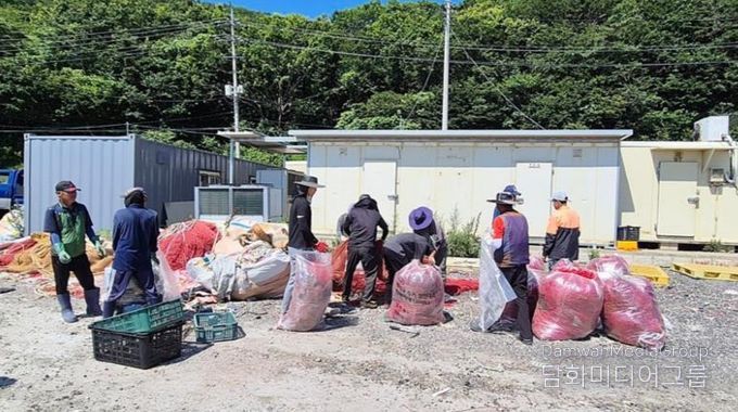 폐어구 수거 경진대회에서 연평면, 대청면 수상