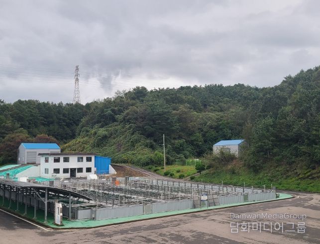 옥천정수장 전경