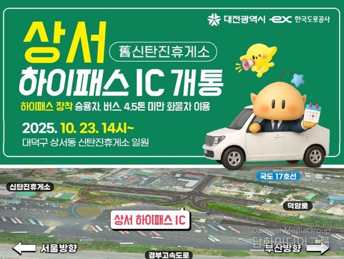 경부선 상서 하이패스IC, 10월 23일 개통