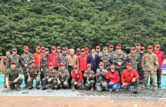 해병대 전우회 달서구지회, 월광수변공원 도원지 정화활동 실시