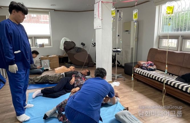 백아도 찾아 도서주민 무료진료