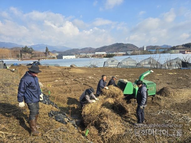 진안군, 하반기 영농부산물 파쇄 지원 접수