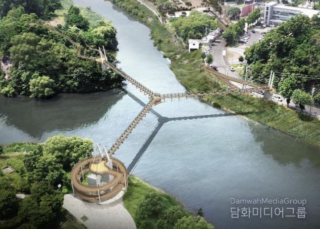 Y자형 출렁다리 조감도