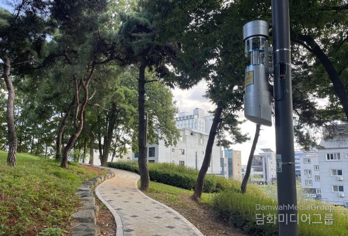 포충기·기피제분사기 설치 모습