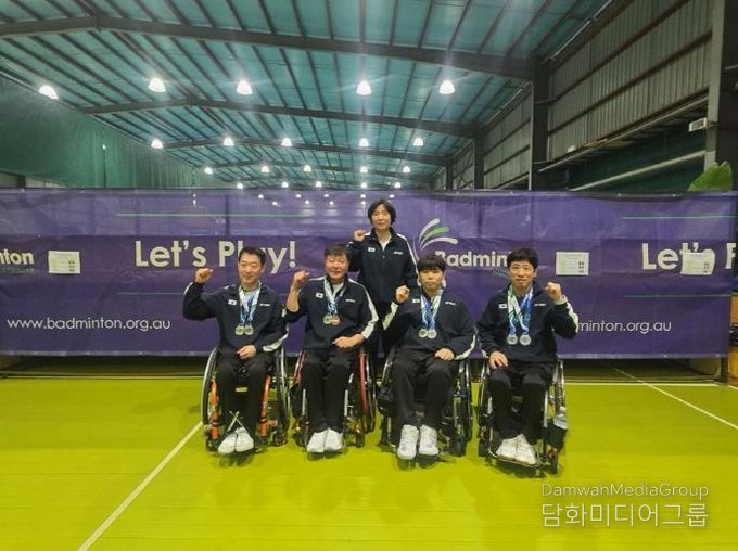 울산 중구청 소속 장애인배드민턴팀, ‘2025 호주 장애인배드민턴 국제대회’에서 대활약