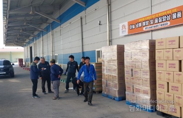 기상 악화로 늦어진 파종기, 자재 지원으로 생육 안정 기반 마련