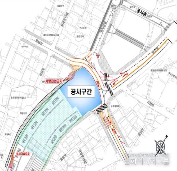 교통처리계획도