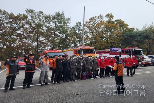 천안서북·동남소방서, 유관기관 합동 산불훈련