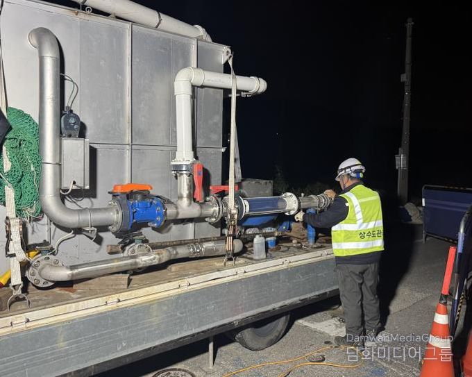 세종시, 상수도 관세척으로 깨끗하고 안전한 수돗물 공급