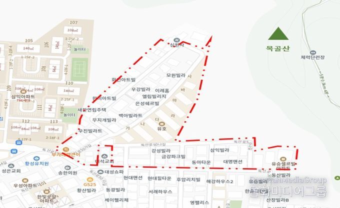 2025년 제5차 주택재개발 후보지 선정구역(금천구 시흥4동 1 일대)