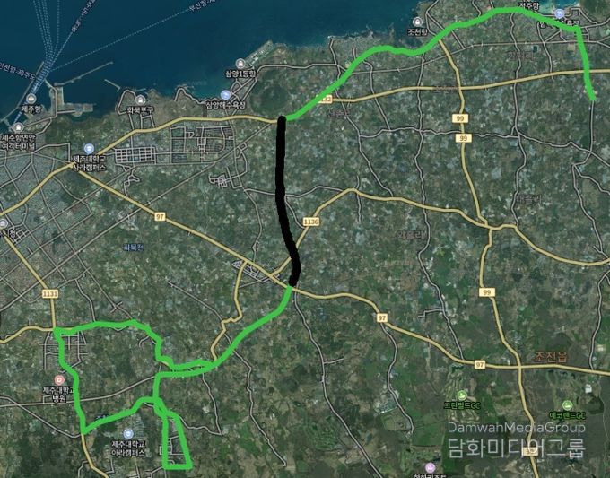 705번 공영 수소버스 노선도