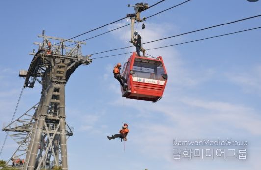 케이블카 긴급구조 특별훈련