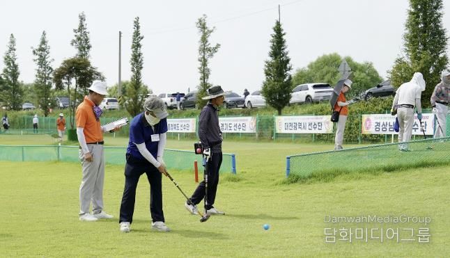 지난해 8월 17일부터 18일까지 서산파크골프장에서 열린 2024 국제 크루즈 민항 취항기념 서산시장배 전국 파크골프대회