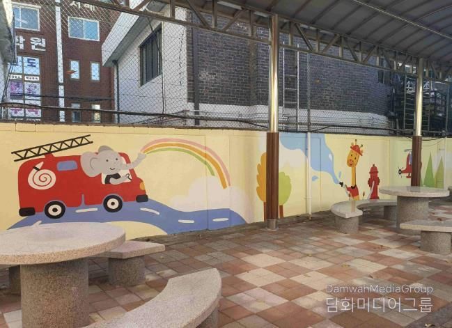 연신초 학생 참여 화재 안전 벽화 사진