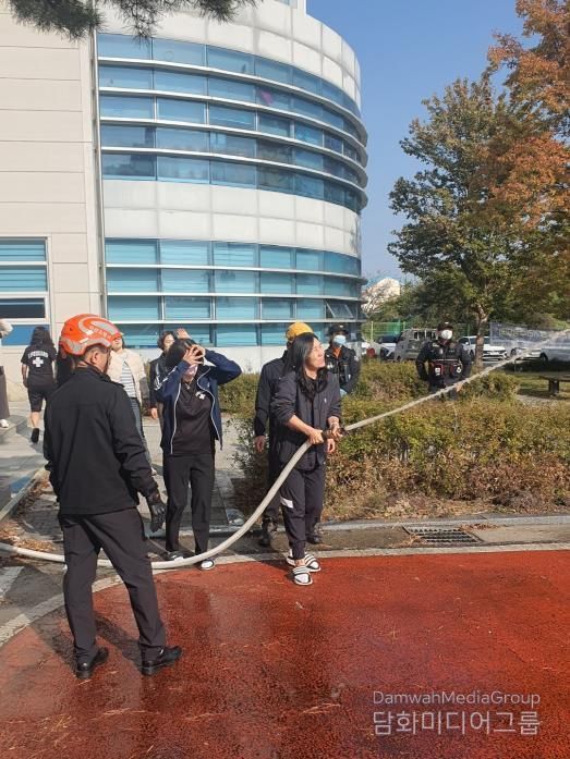 완주군청소년수련관, 소방훈련 진행