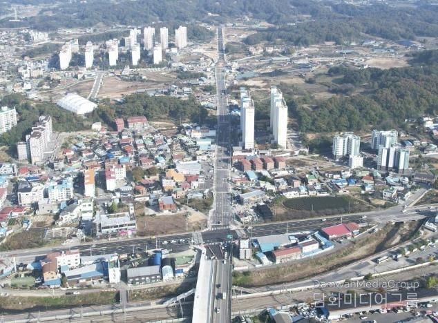 장야~상야간 도시계획도로 개통