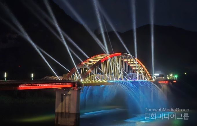 고수대교 경관분수