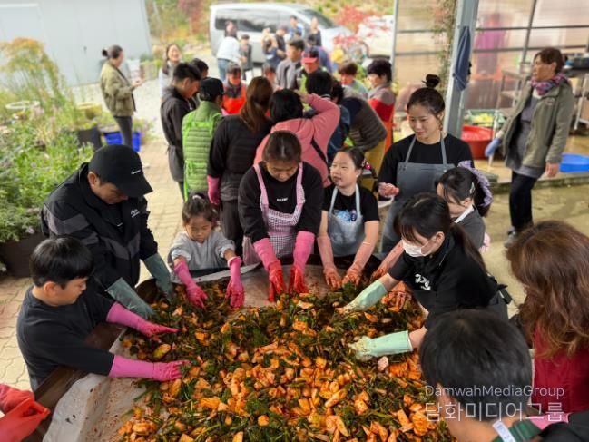 완주군, 가족이 함께 담근 김장김치