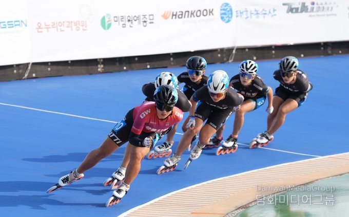 지난 8일 나주종합스포츠파크 인라인경기장에서 ‘제44회 전국 남녀 종별 인라인 스피드대회’가 개최돼 4일간의 열전에 돌입했다