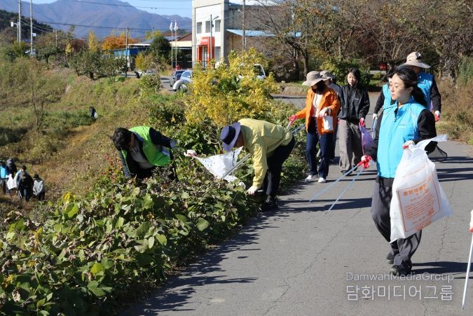 영산강유역환경청, 주암호 상류 유관기관 합동 정화활동 실시