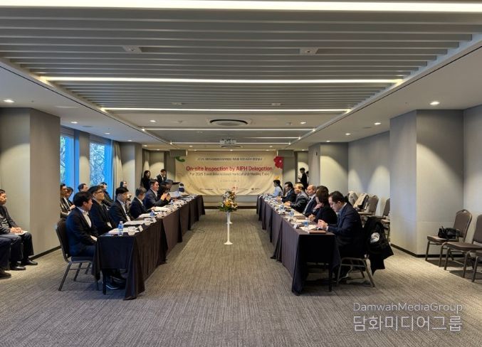 AIPH 실사단 태안국제원예치유박람회장 현장 실사