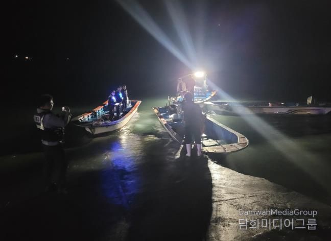 진도경찰서, 신속한 민·관·경 협력으로 표류자 2명 구조