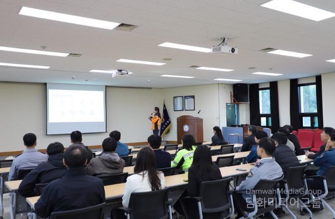 진도소방서, 경찰 대상 심폐소생술 교육 실시