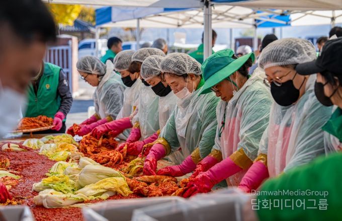 김천시새마을회, 2025년 새마을 사랑의 김장 담그기