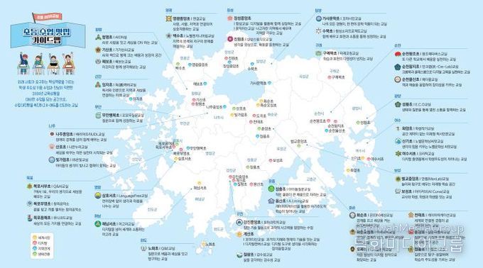 초등 수업 맛집 가이드맵