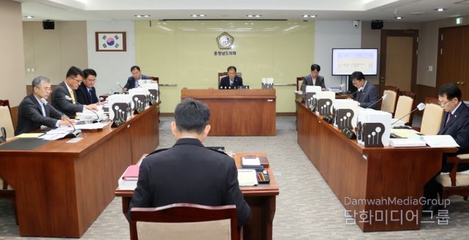 충남도의회 건소위, 소방본부 행감