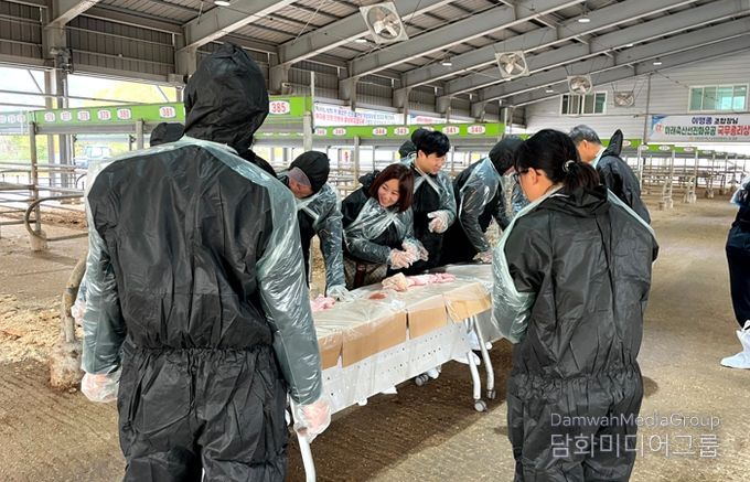 영암농업대학생, 한우 인공수정 실습 교육 받아