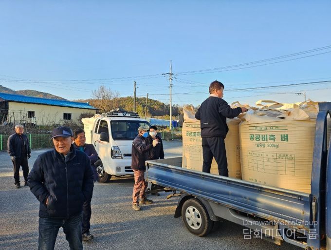 옥천군, 공공급식용 친환경(유기농) 벼 272톤 수매