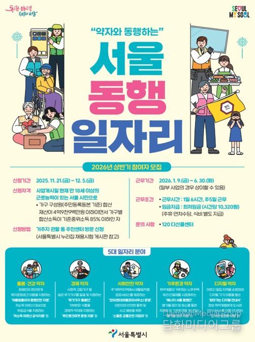 ‘서울 동행일자리’ 사업 안내문