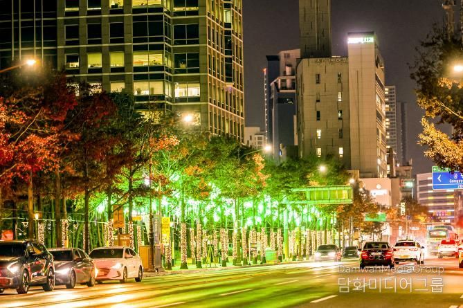 대구 중구, 연말연시 맞아 주요 공원·가로변에 야간 경관조명 설치