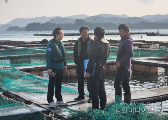 어류양식장의 한파 대비 상황 사전 점검