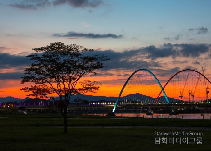 엑스포대교 전경