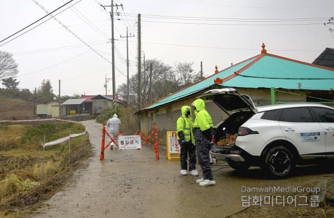 양돈농가 방역 사진