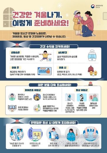 거창군, 다 함께 겨울철 한랭질환 예방해요!