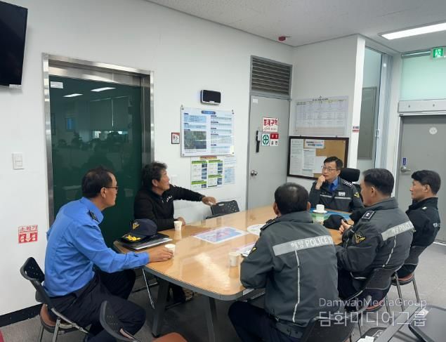 사천해경, 동절기 어선 화재사고 대비 치안현장 점검